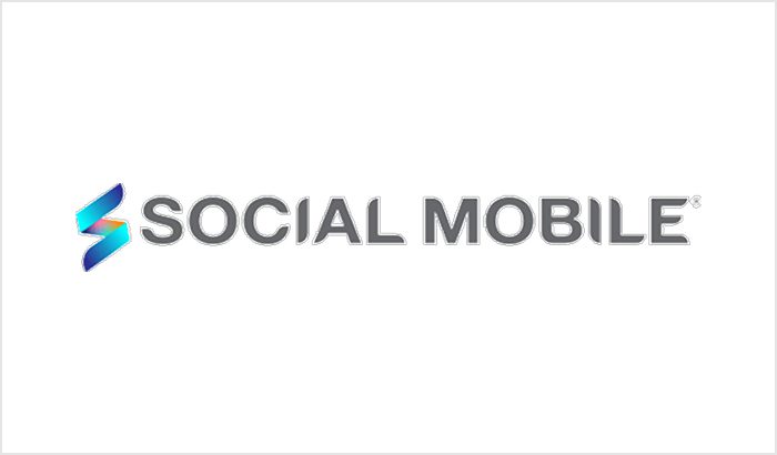 Text reading 'SOCIAL MOBI' on a plain background.